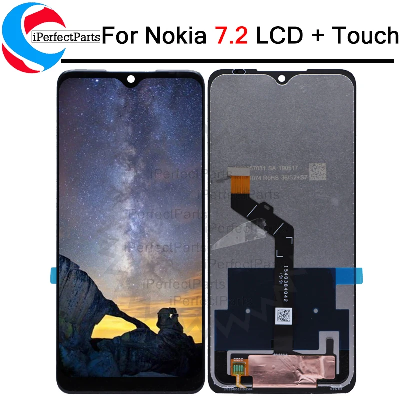 

6.3" For Nokia 7.2 LCD Display Touch Screen Digitizer Assembly Replacement For Nokia 7.2 LCD