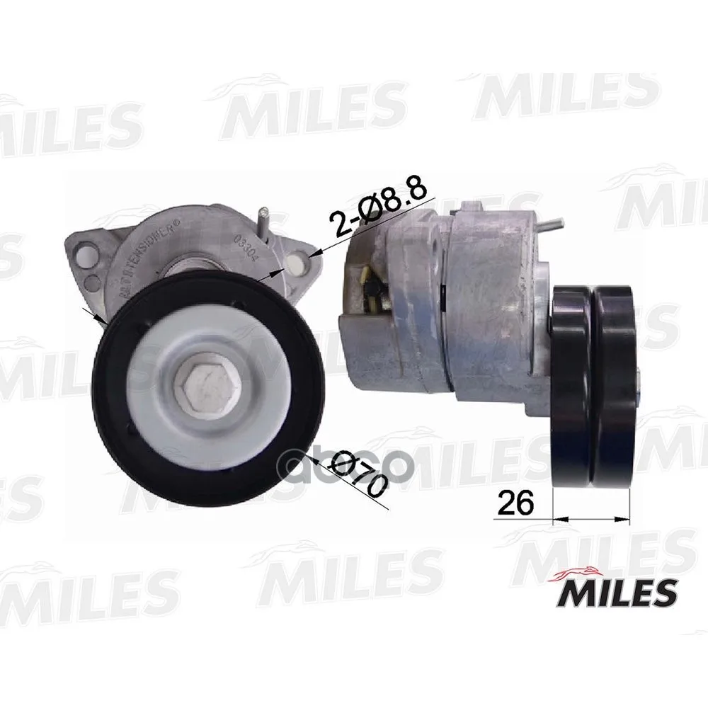 Натяжитель Ремня Приводного Opel/Gm Miles Ag00313 Miles арт. AG00313