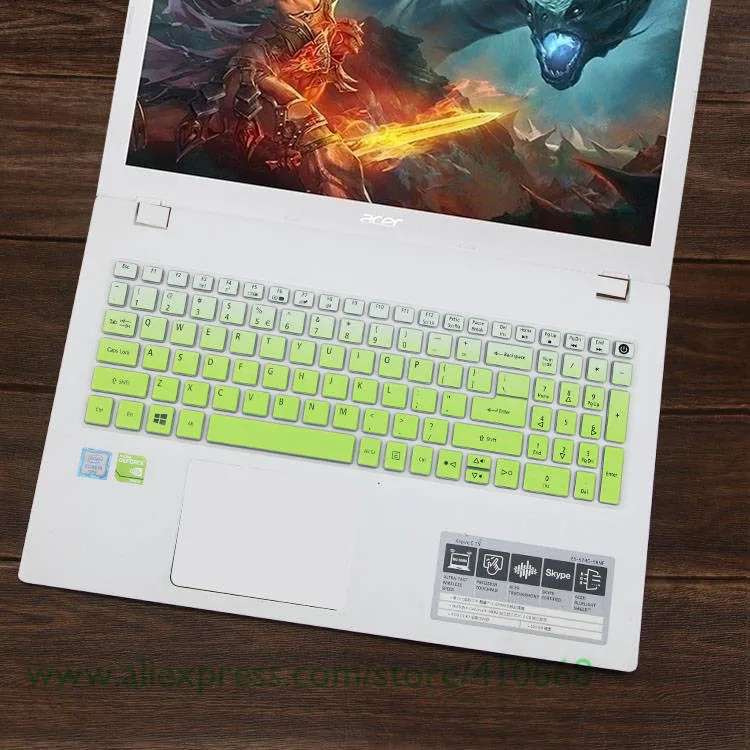 15 6 дюймовая Силиконовая Защитная крышка для клавиатуры Acer E5 574G 575 EX2520G EX2511G 532G F5 572G