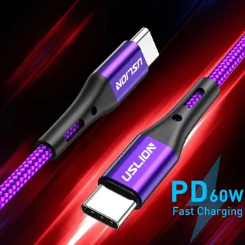

USB Type-C Fast Charging Cable Mobile Phone Charge USB Data Cord Double Head Data Line For HUAWEI P30 Xiaomi Samsung TXTB1
