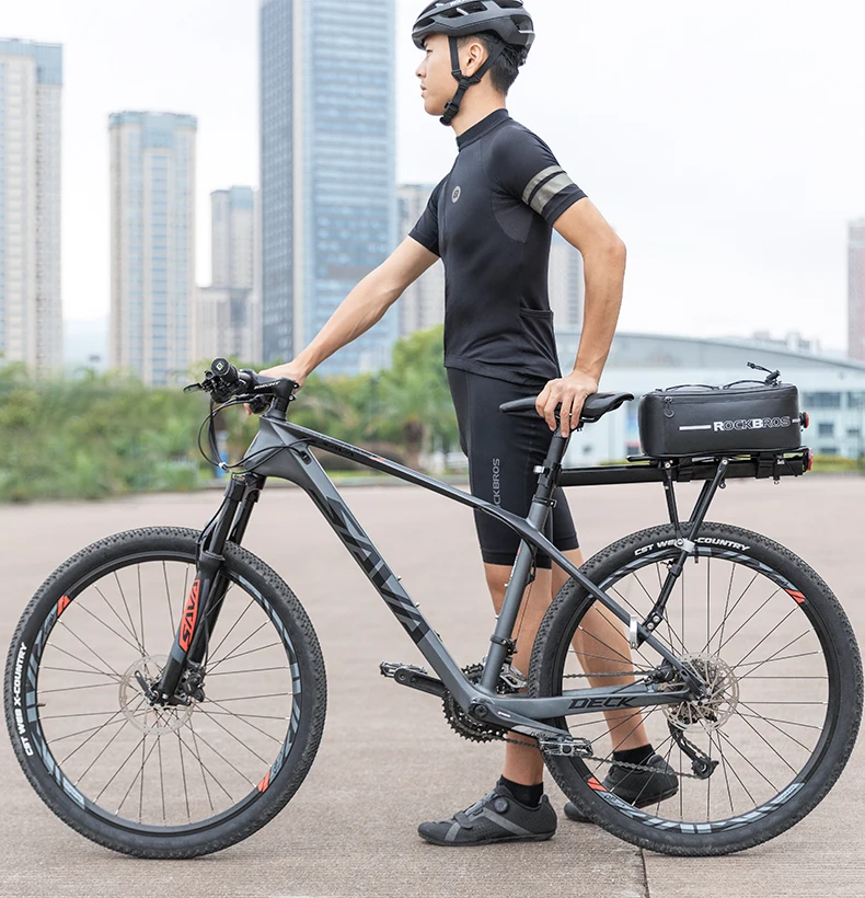 Bicycle Rear Seat Bag Bicycle Rear Bags Waterproof Cycling Travel Trunk Bag Seat