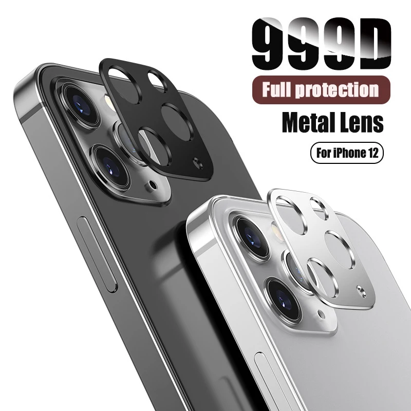 Металлическая крышка для объектива камеры Apple iPhone 12 Pro Max ультратонкая