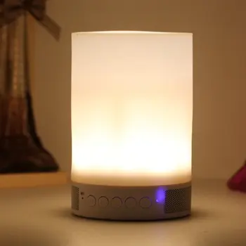 

YY-006B Wireless Amplifier Speaker Music Sound Box With Alarm Clock LED Table Lamp Portable Mini Loudspeaker