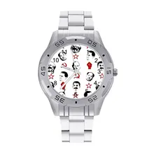 

Karl Marx Quartz Watch Aesthetic Boy Wrist Watch Photo Steel Home Cheap Wristwatch