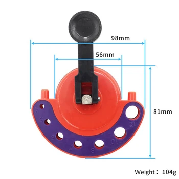 

New Suction Hole Locator 4-12mm Glass Tile Hole Saw Drill Guide Locator Suction Cup Openers Sucker Positioner Punching Tool