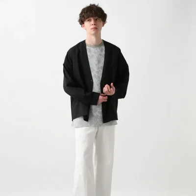 

Кардиган Ha style RE без воротника, одежда с длинными рукавами, весеннее пальто, темная повседневная куртка, городская мода