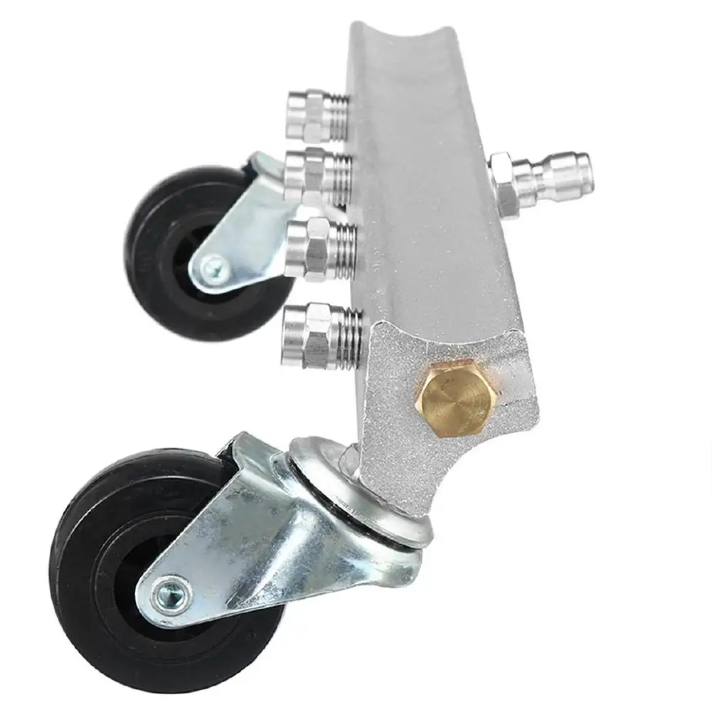 Car Pressure Washer Car Undercarriage Cleaner with1/4 inch Male Plug Under Body Chassis Water Broom use for Automobile Clean