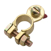 2 x Copper Universal Positive&Nagative Car Battery Terminal Clamp Clip Connector