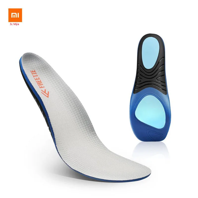 

Xiaomi FREETIE Shock Absorber Sports Insole Grey Shock Absorber Springback Torsional Support Polyester Fiber Comfortable Insole
