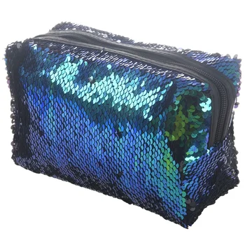

New Sequin Bag Color Reversible Sequin Pencil Bags Girls Case Gift