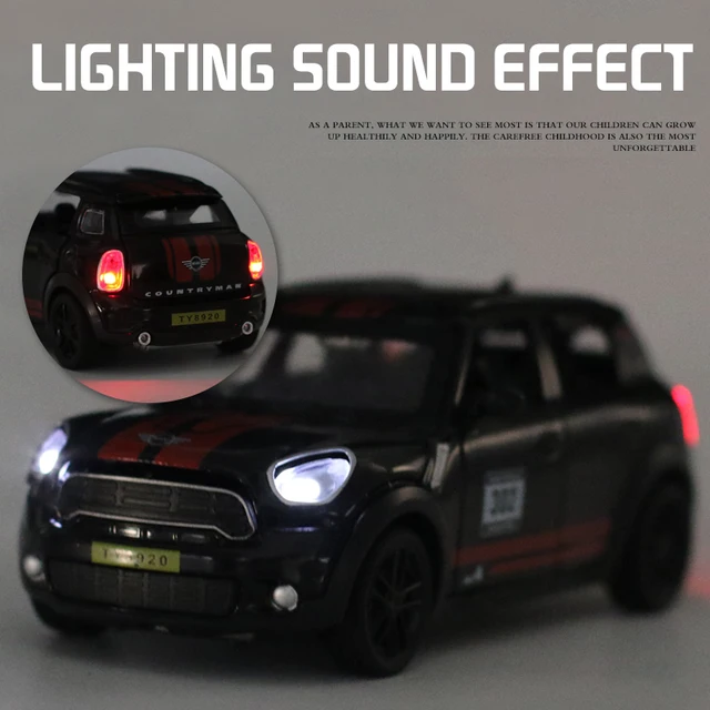 1:32 Mini Countryman Diecast Alloy Metal Car Model for MINI Coopers Model Pull Back Car Toy Vehicles Miniature Scale 3