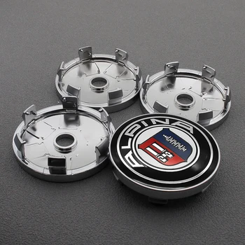 

4PCS 56/60MM Car Wheel Center Hub Caps Car Emblem Badge Wheel Center Cap label For BMW ALPINA Logo E46 E39 E90 E60 E36 F30 X5