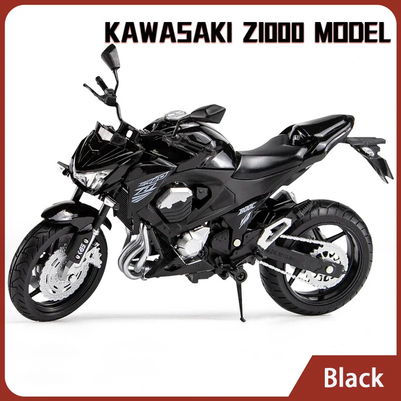 

1:12 Kawasaki Z800 Racing Motorcycles Simulation Alloy Motorcycle Model Shock Absorbers Collection Toy Car Kid Gift