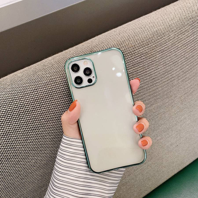 Bumper Transparent Phone Case TPU Cover For IPhone 13 12 11 Pro Max 13 12 Mini XR X XS Max 6 6s 7 8 Plus SE 2020