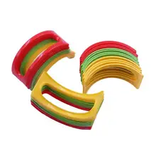 12 шт пластиковая стойка Taco прочная Мексиканская стойка для блинов лоток Taco держатель для дома ресторана кухни(красный+ желтый+ зеленый