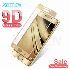 9D couverture complète verre trempé pour Samsung Galaxy S7 A3 A5 A7 2017 J3 J5 J7 2016 2017 protecteur d'écran Protection de sécurité Film étui(China)
