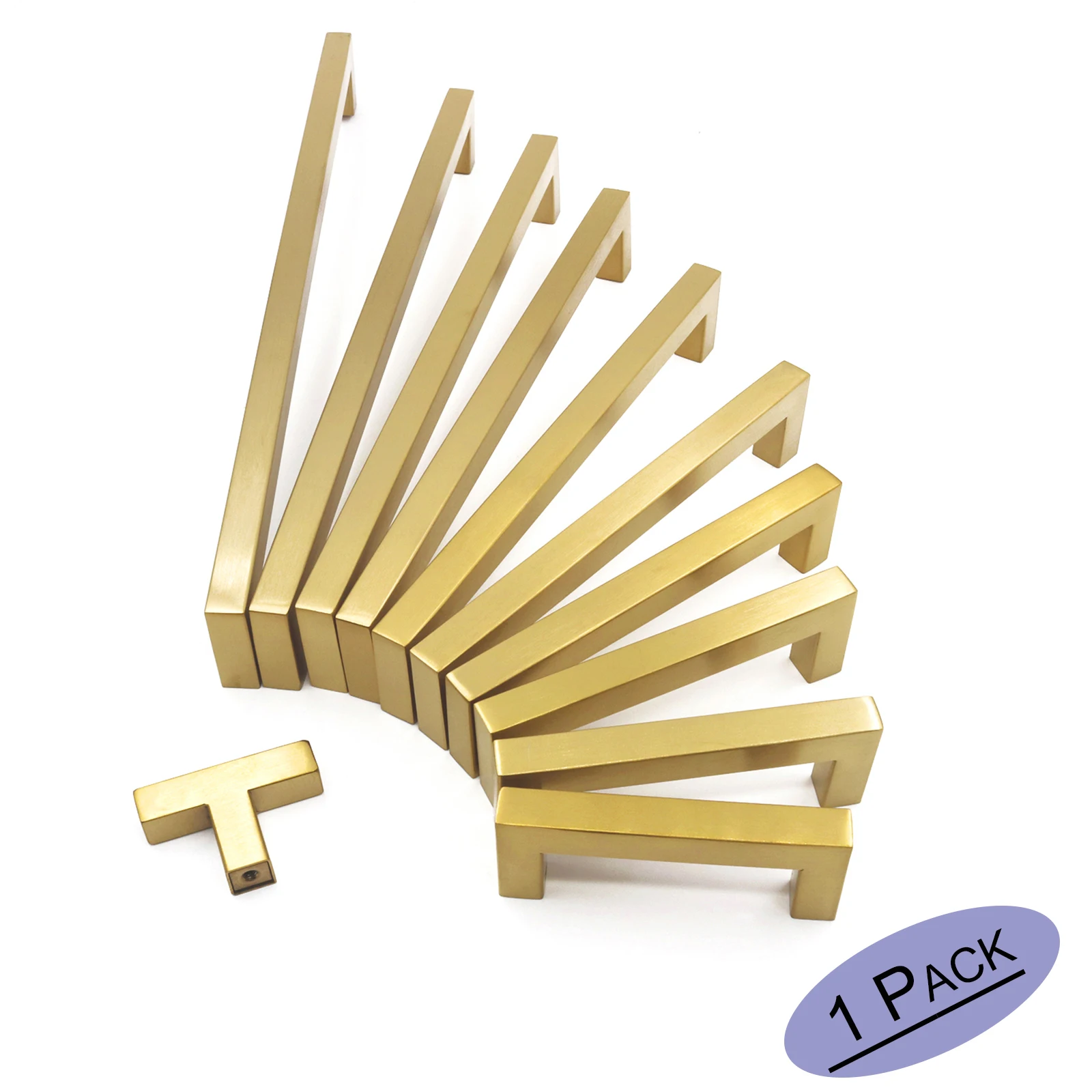 ручки для кухонной мебели золото матовое