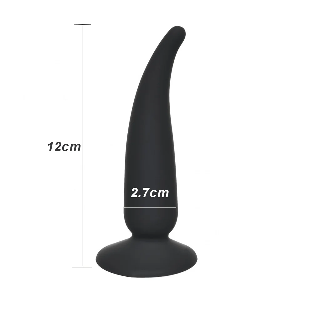 Silicone Anal Plug Soft Dildo Adult Products Butt Plug with Strong Suction Cup Erotic Intimate Adult Sex Anus Trainner