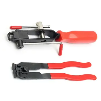 

2pcs Auto Cable Type Hose Clamps CV Joint Clip Banding Install Tool for ear-type hose clips found on fuel cooling system