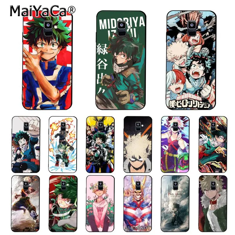 MaiYaCa аниме Моя геройская Академия deku bakugou Boku no Hero чехол для телефона Samsung Galaxy A7 A50 A70