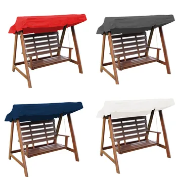 

New 2/3 Seaters Four Color Replacement Outdoor Indoor Courtyard Garden Hammock Tent Swing Cover For Garden Swing Chair Canopy Co