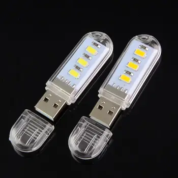 

1pc Mini USB LED Book lights Lamps Camping lamp For PC Laptops Computer Notebook Mobile Power Charger Reading Bulb Night light