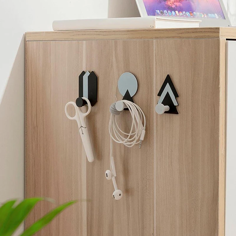 

Nordic Style Coats Hats Towels Keys Holder Cloth Hanger Stainless Steel Multifunction Wall Mounted Home Decorative