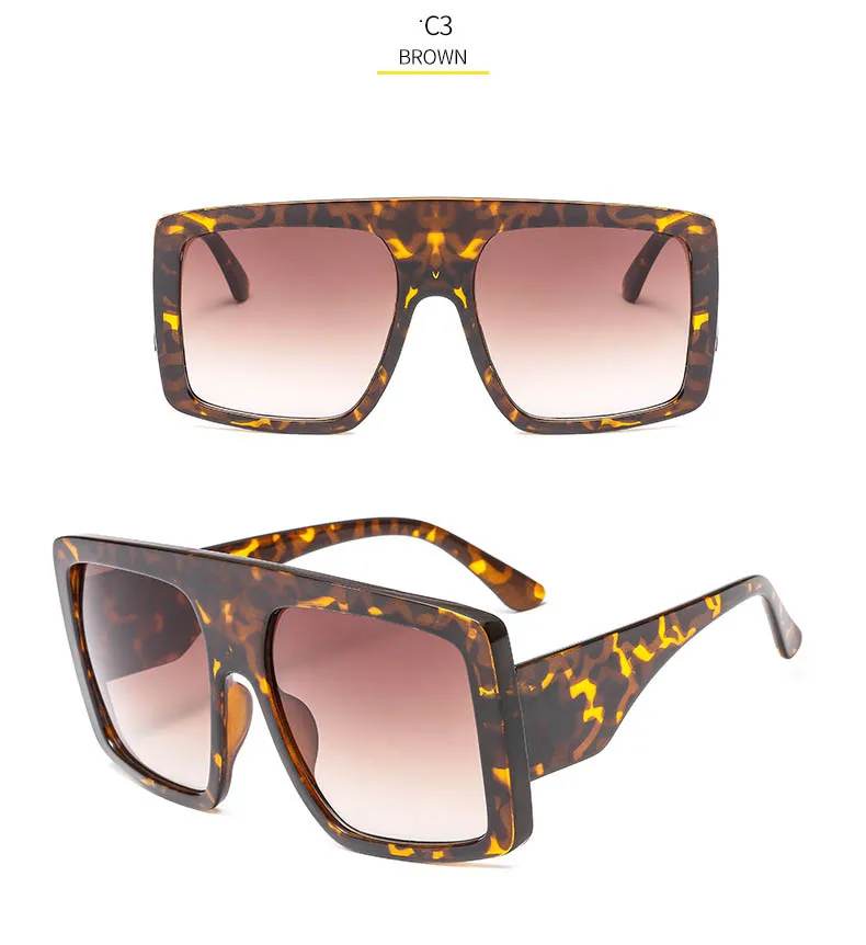 Модные женские крупные солнцезащитные очки розового цвета люксовый бренд универсальные Квадратные Солнцезащитные очки мужские и женские винтажные очки Gafas de sol