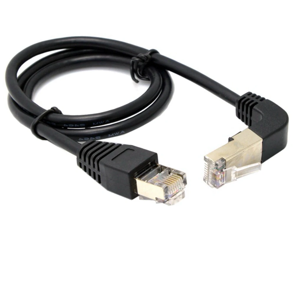0,5 Melbow Up & Down Ge12V T 90 Grade 8P8C Ftp Stp Utp Cat 5E Lan Ethernet Netzbiciclpatchkabel Kabel/1M/2M/3M/5 M