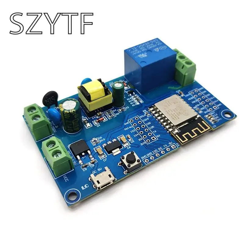 Ac/dc Power Supply Esp8266 Wifi Singlechannel Relay Module Esp12f