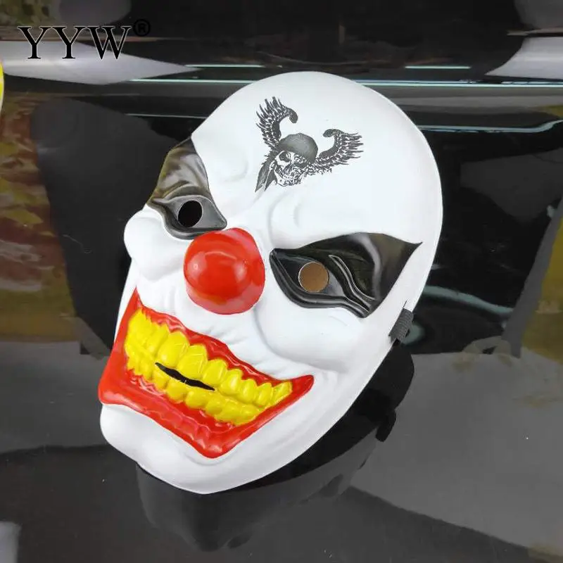 

Devil'S Kiss Clown Mask Party Halloween Carnival Mask Mascaras Halloween Man Clown Cosplay Horror Joke Scary Mask Party Supplies