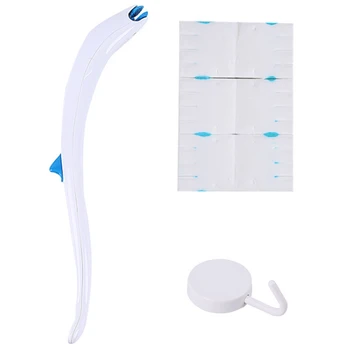 

Disposable Dolphin Toilet Brush Set Household Toilet Brush Long Handle Brush Clip Type Disposable Toilet Cleaning Brush