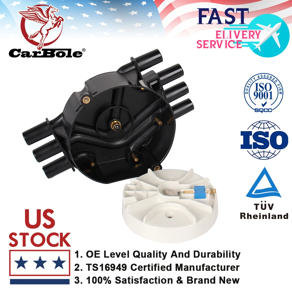 High Performance Ignition Distributor Cap and Rotor Kit For 1997-2007 Cadillac Escalade & 1996-2005 Chevrolet Series
