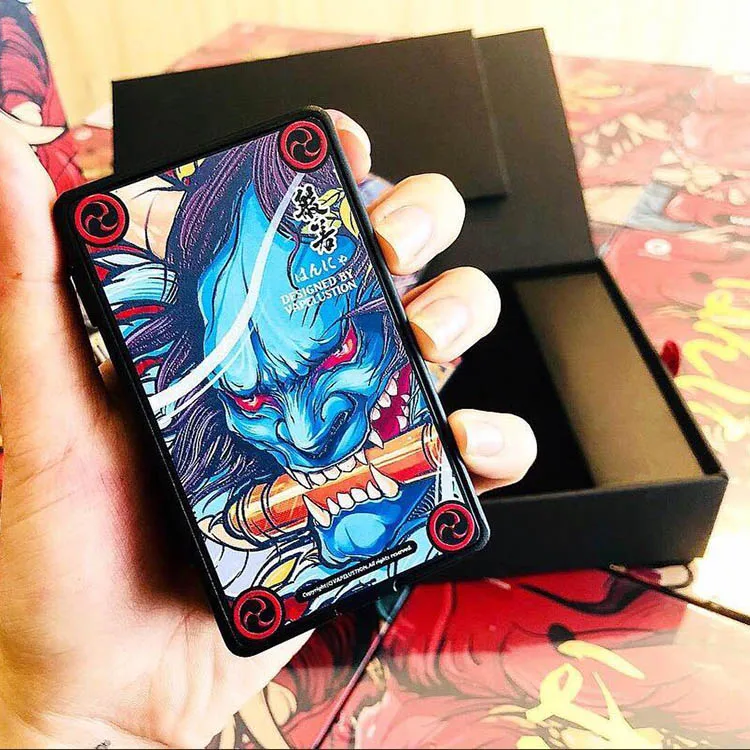 Оригинальный боксмод Vapelustion Hannya 230w TC Двойной 18650 вейп мод Hannia Bypass 510 Thread