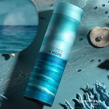 

Stainless steel vacuum flask student cute portable water cup literary net red creative cup