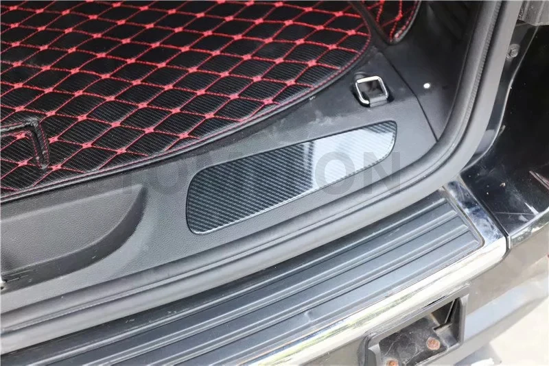 TOMEFON для Jeep Grand Cherokee ABS углеродное волокно краска красный автомобиль Задняя отделка крышки багажника салонные аксессуары Стайлинг