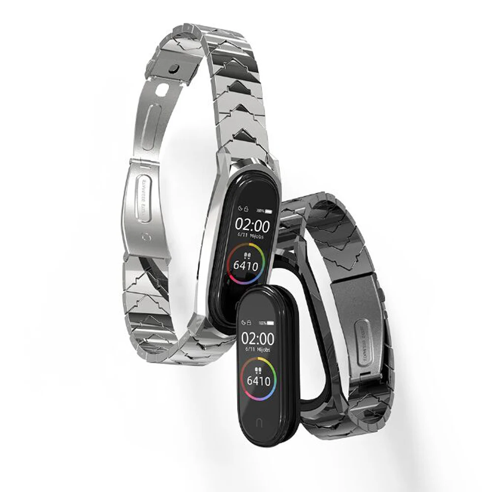 Ремень для Mi Band 5 NFC глобальная версия Смарт Браслет Xiaomi 4 напульсники