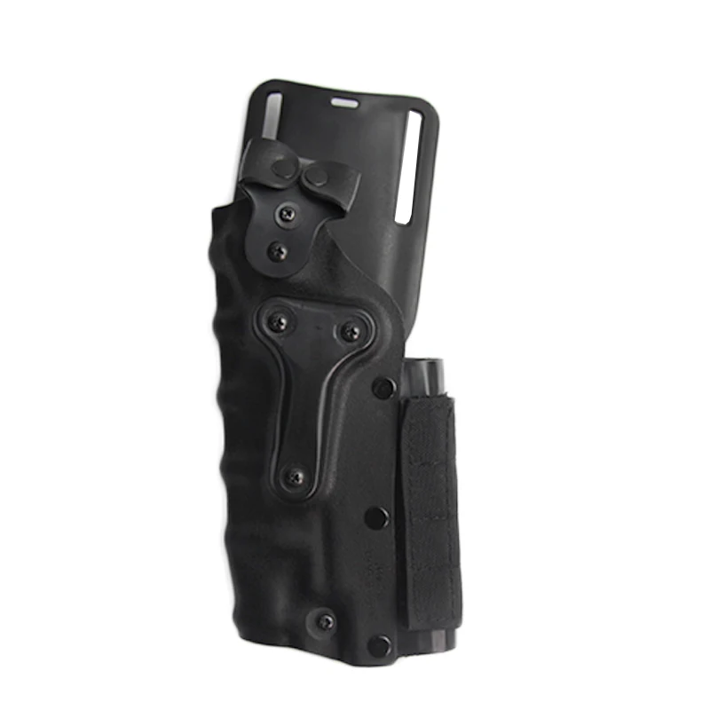 Black holster Тактический Пистолет Кобура страйкбол ноги платформы для Glock 17 19/1911/Beretta M9 охотничий падение ноги Hoster правая левая рука использования - Цвет: Black holster