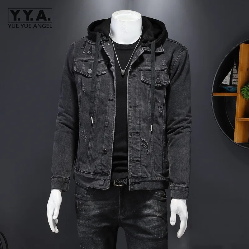 Nova Industries Denim Stretch Jacket - Men's Coats/Jackets in Black | Buckle