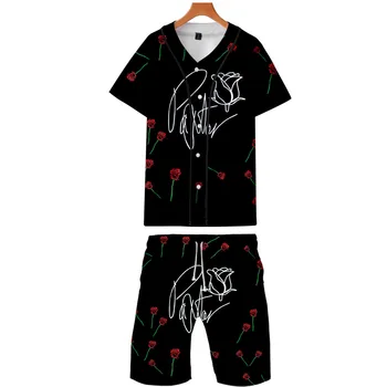 

Payton Moormeier Cool Men Sets 2020 New Roses Surround Cool Baseball Tee + Summer Beach Shorts Sets Cool Harajuku Leisure Hip