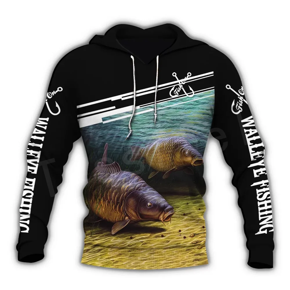 Preise Tessffel Neue Mode Tier Angeln Kunst Harajuku casual Trainingsanzug Lustige 3D Druck Hoodie Sweatshirt Jacke Herren Frauen s10