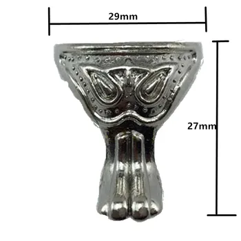 

Zinc Alloy Footing,Decoration Legs,Vintage Wooden Box,Cabinet Corner,Antique Leg,29*27mm,1PC