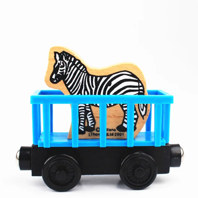 1 шт. паровозик Томас деревянная игрушка паровозик Томас Магнитная деревянная модель Паровозик для маленьких детей Томас строительные игрушки Магнитный деревянный Паровозик - Цвет: 4