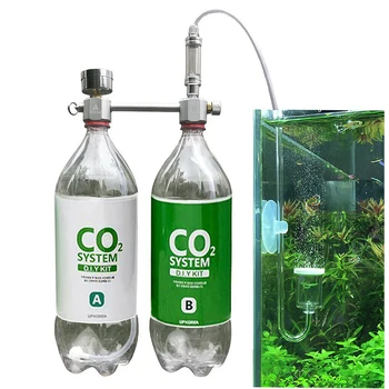 

For Plants Professional Pressure Relief DIY CO2 Generator Pet Diffuser Airflow Adjustment Aquarium Aluminum Alloy Fish System