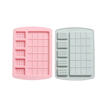 

1pcs waffle silicone chocolate mold version cake mold ice tray mold DIY Baking Tools