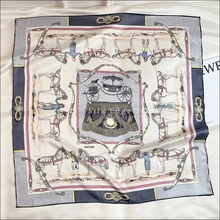 

Womens Satin Scarves Silk Scarf Hand Rolled Edges 90cm Silk Scarf Designer Satin Scarves 90 retro silk scarfs carriage print