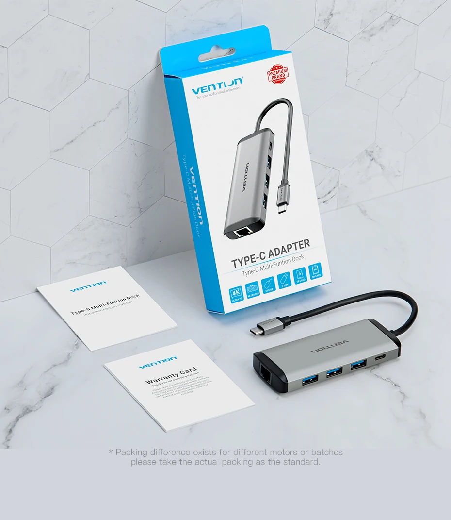 Vention usb-хаб C концентратор для Мульти USB 3,0 HDMI адаптер док-станция для MacBook Pro Аксессуары USB-C type C 3,1 разветвитель 3 порта USB C концентратор