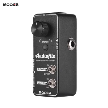 

MOOER Audiofile Headphone Amplifier Effect Pedal Built-in Analog Speaker Cabinet Simulation True Bypass Full Metal Shell