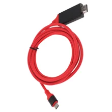 USB C к hdmi-кабель, адаптер(4K 30 Гц), [высокая скорость] type-C к HDMI шнур-переходник видеопровод, совместимый с ноутбуком