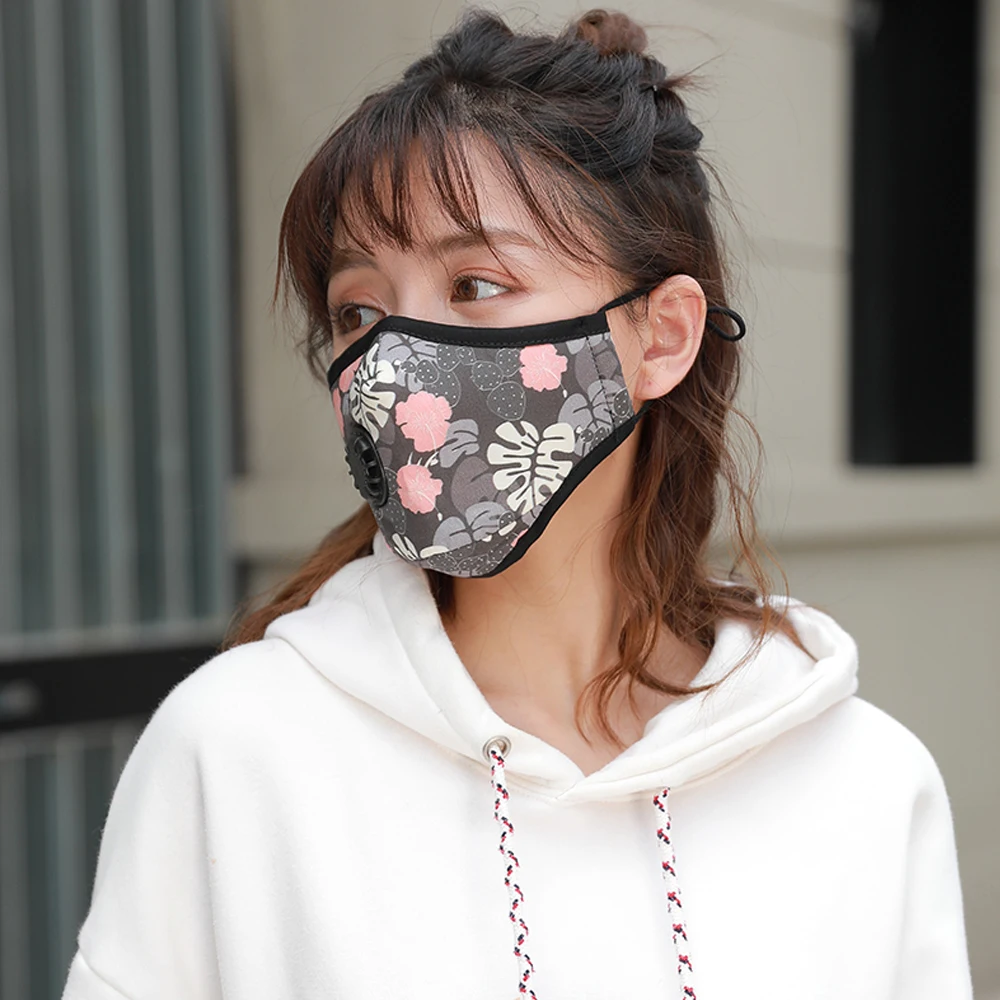1 шт Анти-загрязняющая маска для лица, Ветрозащитная маска для лица от пыли, моющаяся многоразовая маска для рта, Пылезащитная защитная маска